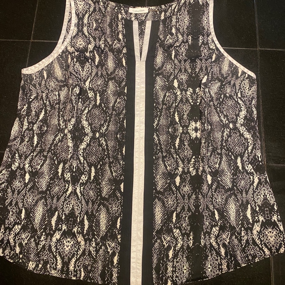 Calvin Klein snake print top